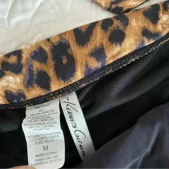 Kenneth Cole leopard two piece Swim Suit - Picture 3 of 7